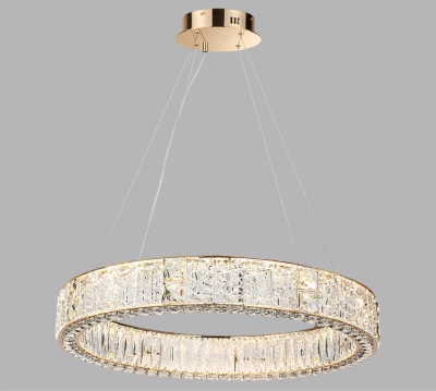 5071/100L HALL ODL24 595 золото/прозрачный/металл/хрусталь/стекло Люстра LED 80W 3700K VERSION