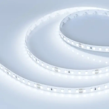 Лента RT-A120-8mm 24V Cool 8K (9.6 W/m, IP20, 2835, 5m) (Arlight, Открытый)