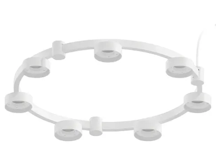 Корпус светильника Techno Ring подвесной для насадок Ø85мм C9236/7 SWH белый песок D635*70.5mm GX53/7