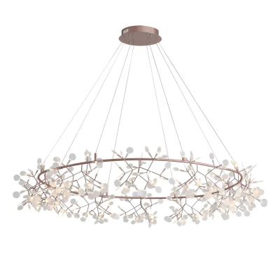 SL379.203.324 Люстра подвесная ST-Luce Медный/Белый LED 324*0,5W 3500K (из 2-х коробок)