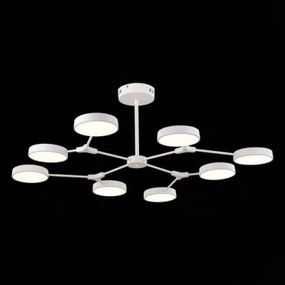 SLE6003-502-08 Светильник потолочный Белый/Белый LED 8*10W