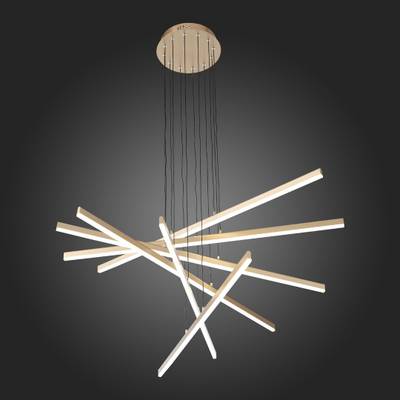 SL394.223.06 Светильник подвесной ST-Luce Матовое золото/Белый LED 6*16,6W 4000K