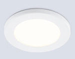 Светильник встраиваемый TN6630 WH белый IP44 GX53 D100*60