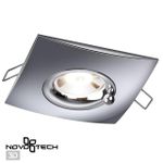370794 SPOT NT21 336 хром Светильник встраиваемый влагозащищенный IP44 GU10 50W 220V WATER