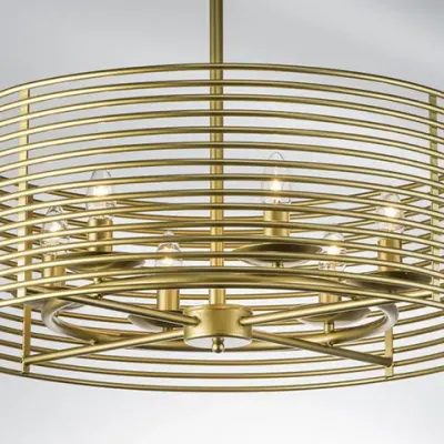 728063 Люстра ZETA 6х40W E14 ЗОЛОТО Lightstar