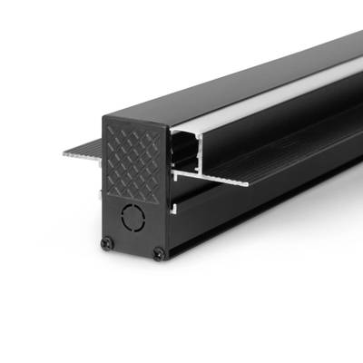 Slim Magnetic Шинопровод встраиваемый с местом под светодиодную ленту чёрный 2м 85132/00