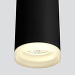 Подвесной светодиодный светильник черный матовый DLR035 12W 4200K черный матовый