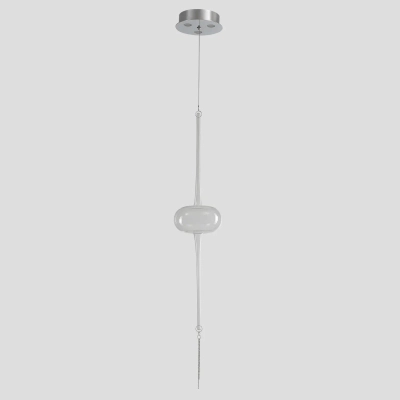 Светильник подвесной Crystal Lux GLASS SP3W LED CHROME 3850/203