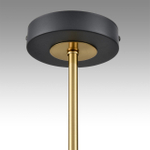 8240/6C COMFI LN26 239 черный/латунь, металл/акрил Люстра потолочная LED GX53 6*7W 220V LANIKA