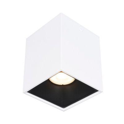 ST168.542.01 Светильник потолочный Белый GU10 1*50W IP20 L82,5xW82,5xH104 220V Без ламп