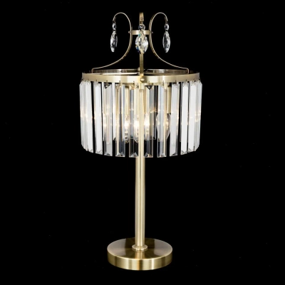 Citilux Инга CL335833 Настольная лампа хрустальная Бронза