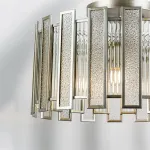 712054 Люстра AGAVE 5х40W E27 СЕРЕБРО С ПАТИНОЙ/ПРОЗРАЧНЫЙ Lightstar