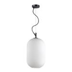 4752/1 PENDANT ODL21 489 белый/черный Подвес E27 60W ROOFI