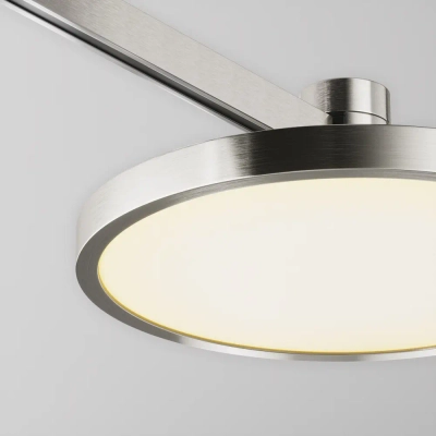 Трековый светильник Плато / Plato Flarity 3000K 10Вт 120°, TR153-1-10W3K-PT. TM Maytoni