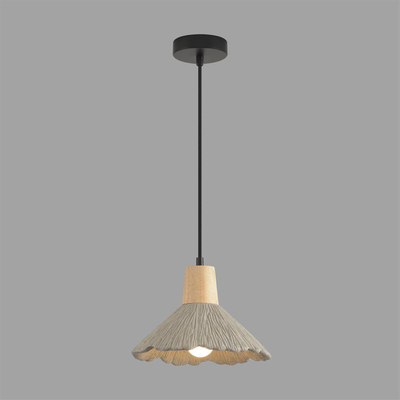 8351/1A SUSPENTIONI LN26 326 черный/серый/бежевый, металл/дерево/цемент Подвес E27 60W 220V EOLIANA