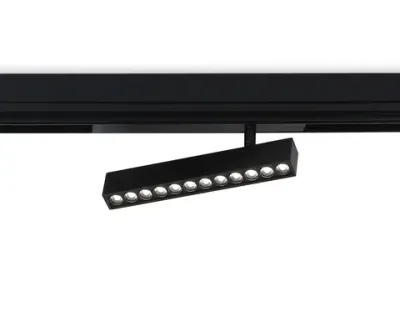 Светильник светодиодный диммируемый для шинопровода Magnetic 220V GL1342 BK черный IP20 12W 3000K-6400K 24° 232*25*112 (Без ПДУ)