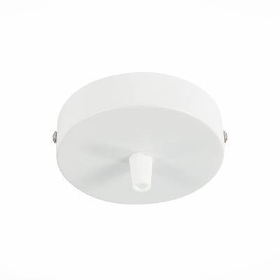 SL001.503.01 Потолочное крепление на одну лампу (круглое) ST-Luce Белый