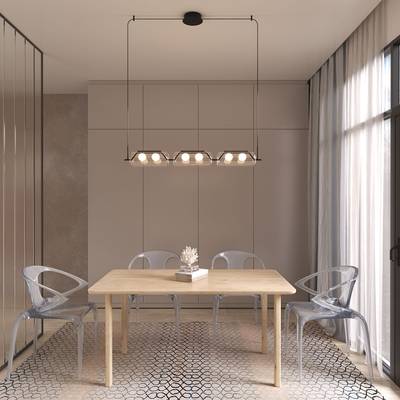 Подвесной светильник Arte lamp GENEVA A2341SP-6BK, 1хLED