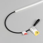 Лента герметичная WAVE-TOP-PU-A144-10x10mm 24V Warm2700 (5 W/m, IP68, 1m, wire x1) (Arlight, Вывод боковой, 3 года)