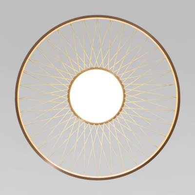 Подвесной светодиодный светильник 40017/1 LED коричневый