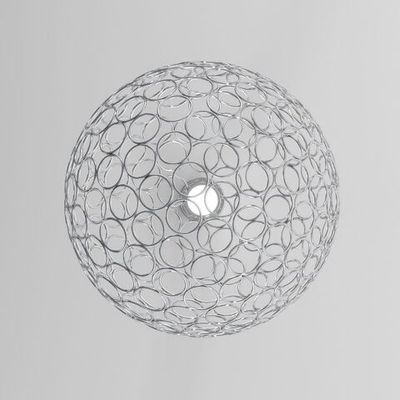 Подвесной светодиодный светильник с металлическим плафоном 90353/1 хром