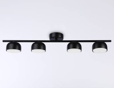 Светильник накладной TN71029/4 BK черный GX53/4 max 12W 600*80*140