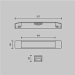 Блок питания встраиваемый Elasity 48В, 150Вт, белый, TRA160DR-150W-S. TM Maytoni