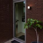 Уличный настенный светильник Arte lamp BELGRADE A5193AL-1BK, 1хLED
