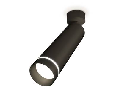 Комплект поворотного светильника XM6356003 SBK/FR черный песок/белый матовый MR16 GU5.3 (A2210, C6356, N6229)