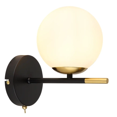 Бра Arte Lamp ALCOR A2224AP-1BK, 1хE14