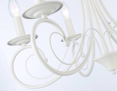 Светильник подвесной TR9611/6 WH белый E14/6 max 40W D560*650