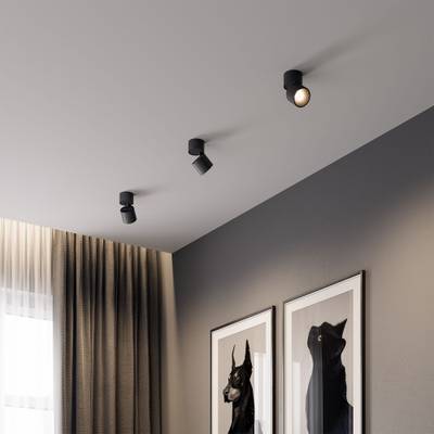 Светильник потолочный светодиодный Rolly 9W 3000K черный 25112/LED