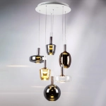 792169 Люстра DISCO 6x6W LED 1200LM 120G БЕЛЫЙ/МУЛЬТИКОЛОР 3000К