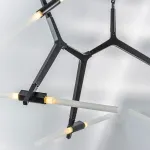 742107 Люстра STRUTTURA 10х6W (led) G9 ЧЕРНЫЙ МАТОВЫЙ Lightstar