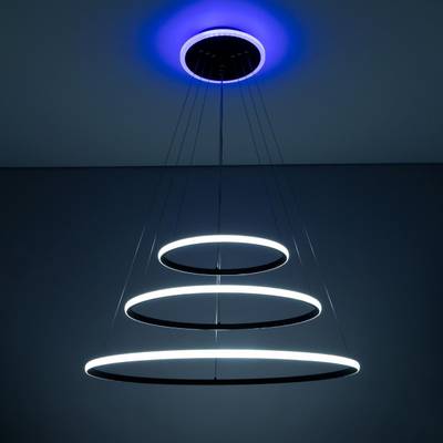 Citilux Неон Смарт CL731A095E Умная подвесная люстра Венге