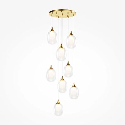 Подвесной светильник Аура / Aura E14х8, MOD016PL-08BS1. TM Maytoni