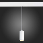 ST357.543.06 Магнитный трековый светильник подвесной ZOOM белый LED 1*6W 4000K 667Lm Ra>80 10-60° IP20 D60xH120 48V