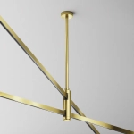 Крепление потолочное Medium двойное 300мм Flarity латунь, TRA158C-D1-BS. TM Maytoni