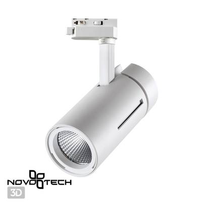 358594 PORT NT21 111 белый Светильник трековый однофазный трехжильный IP20 LED 4000K 30W 175-245V DEP