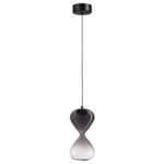 5092/4LA PENDANT ODL25 357 черный/дымчатый градиент/прозрачн./металл/стекло Подвес LED 4W 4000K 388Лм GLESSI