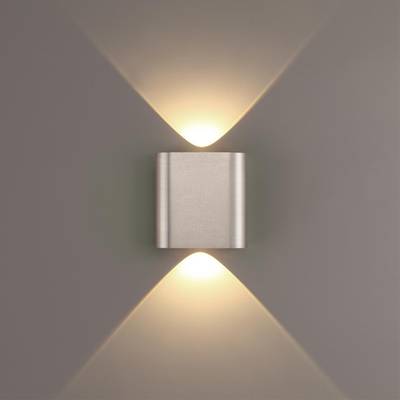 7106/2WL HIGHTECH ODL26 Настенный светильник матовый никель/металл IP20 LED 2W 3000K 220V MAGNUM