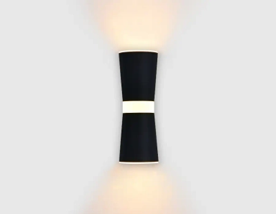 Настенный светодиодный светильник FW196 BK/S черный/песок LED 3000K 12W 70*200*100