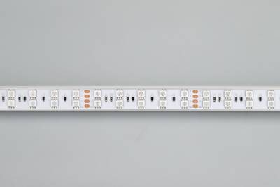 Светодиодная лента RT 2-5000 36V RGB 2X2 (5060, 600 LED, LUX) (Arlight, 26 Вт/м, IP20)
