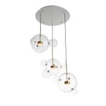 SL1133.203.03 Светильник подвесной ST-Luce Белый,Латунь/Прозрачный LED 3*14W 3000K  (из 4-х коробок)