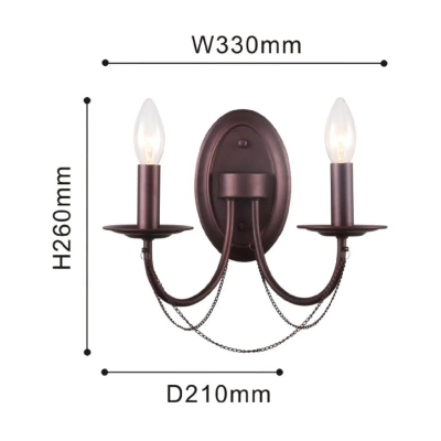 Бра Plini 2590-2W, 2*E14*40W. ТМ F-Promo