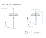 07721-T,19(16) Настольная лампа Ивина черный/серый d35 h50 Led 6W (4000K)