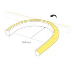 Лента герметичная DMX MOONLIGHT-TOP-B84-16x15mm 24V RGB-PX7 360deg (18 W/m, IP67, 5m, wire x2) (Arlight, Вывод прямой, 3 года)