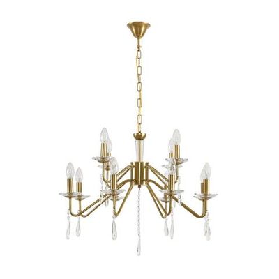 8319/12 CLASSI LN26 077 шампань/прозрачный, металл/хрусталь Люстра E14 12*40W 220V SEVERINA