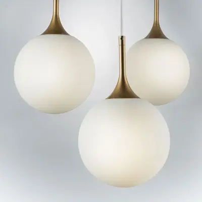 813022 Подвес GLOBO 1х40W E14 gold/white Lightstar