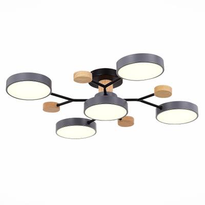 SLE6006-702-05 Светильник потолочный Серый/Серый LED 5*12W 3000K/4500K/6000K